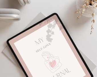 Self Love Journal: Chic Minimalist Guided Prompts (Digital Download)