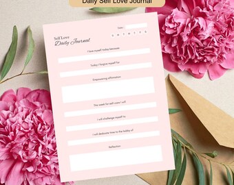 Self-Love Journal: Daily Guided Journal for Mindfulness & Growth