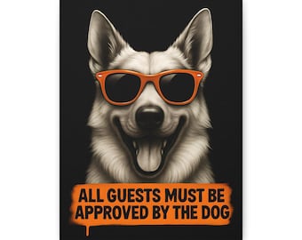 Dog Lover Canvas Art: Whimsical Home Wall Decor