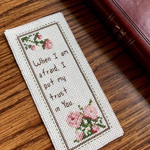 Bible Verse Cross Stitch For Beginners Simple Christian Cross Stitch Mini Floral Cross Stitch Simple Flower Cross Stitch Bookmark Bible