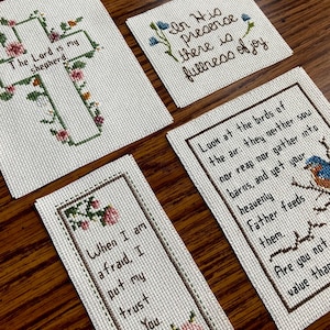 Bible Verse Cross Stitch Pattern Bible Verse Cross Stitch Christian ...