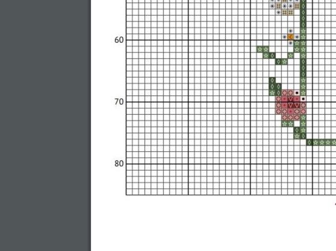 Bible Verse Cross Stitch Pattern Bible Verse Floral Cross Christian ...