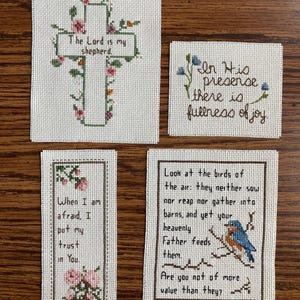 Bible Verse Cross Stitch for Beginners Simple Christian Cross Stitch ...