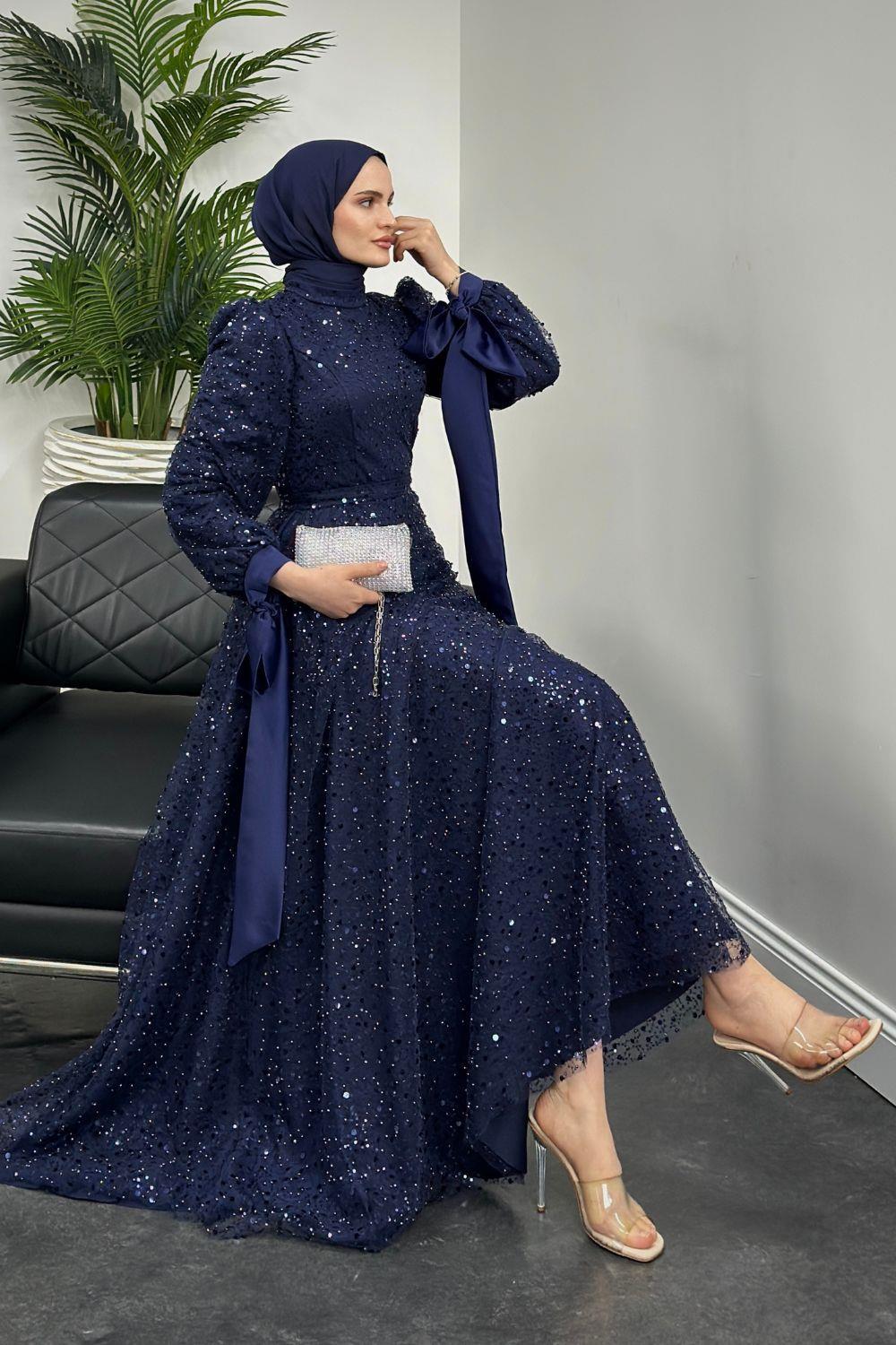 formal & gown abaya dress Luxury Modest Evening Kaftan Long Sleeve Hijab Elegant Islamic Wedding Guest Hijab-Friendly-Dubai Style Nikkah Gown Lucknowi party Outfit in London