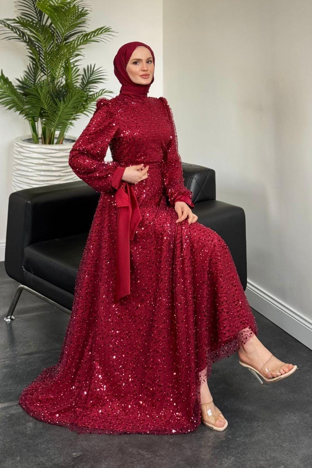 Glitter Hijab Dress - Etsy Sweden