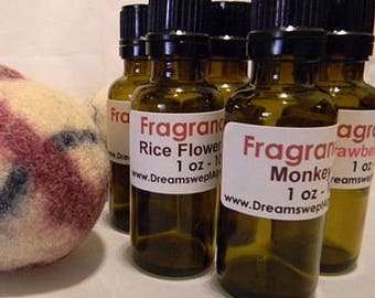 Fragrance Oil 1 oz - 30 ml - One Ounce Bottle - Many Fragrances - Essential Oil - Use in Potpourri, Dryer Balls, Reed Diffuser, Lotion
