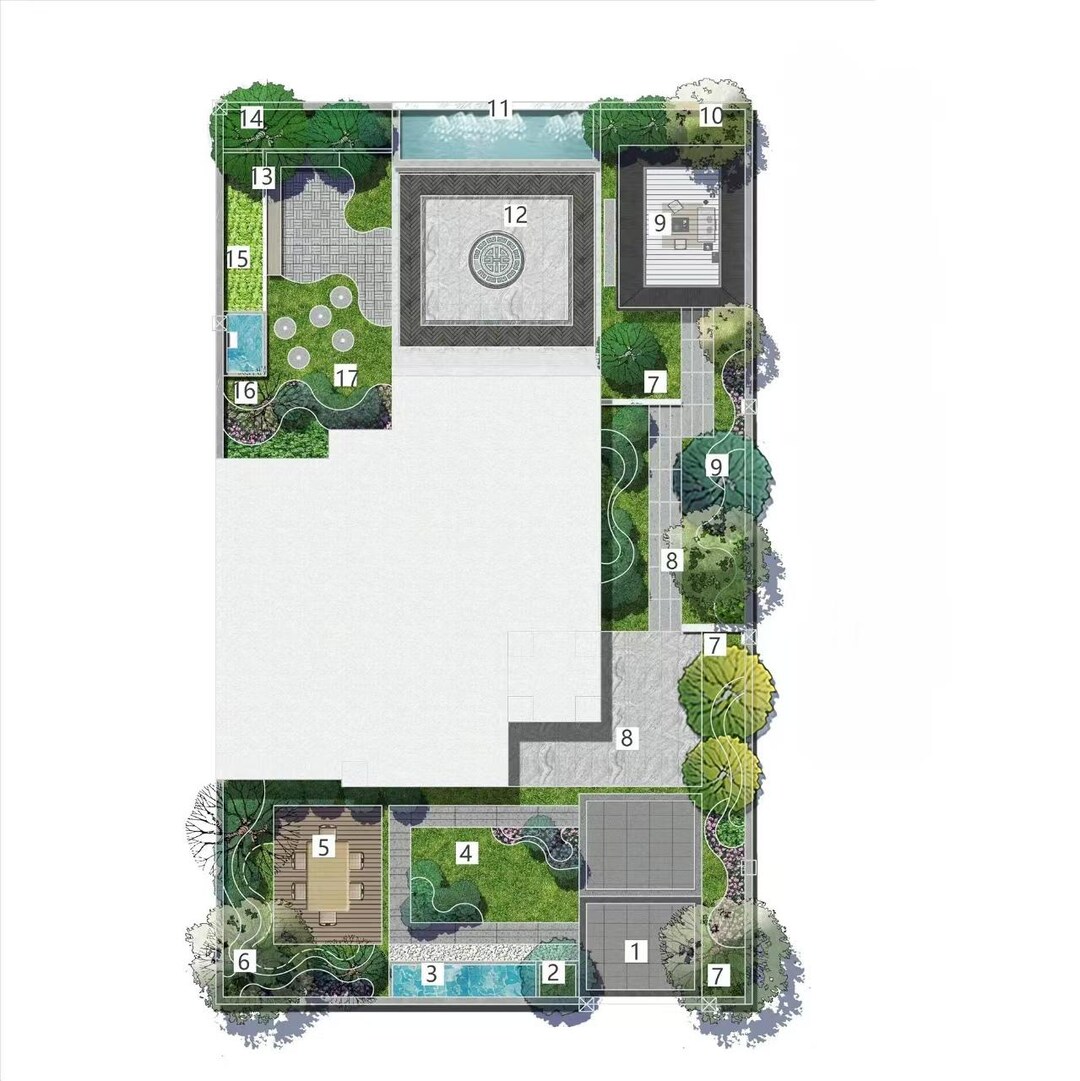 Personalized Garden Design ,landscape Design,design of Garden Courtyard ...