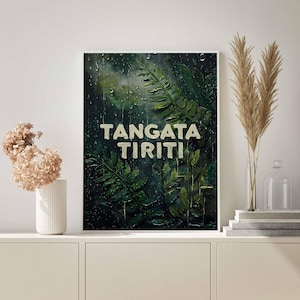 Tangata Tiriti - Printable Māori Poster - Bold Modern Design - Māori Home Decor Wall Art - A1 A2 A3 A4