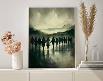 Māori Home Decor Wall Art: Modern Family Print (Digital Download)