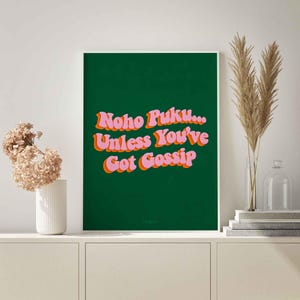 Noho Puku Retro Green - Printable Bilingual Māori Poster - Playful Modern Design - Maori Home Decor Wall Art - A1 A2 A3 A4