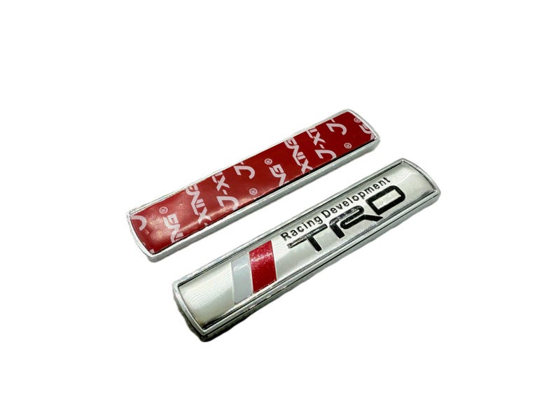 TRD Wing Badge Side Emblem Fender Sticker Toyota Logo Yaris Corolla ...