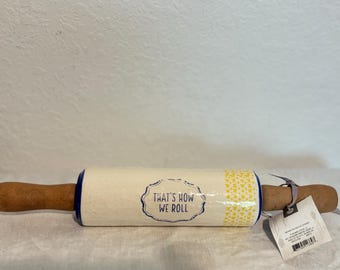 Rodillo de cerámica Hallmark nuevo con etiqueta