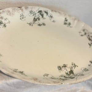 Wedgwood & Co England Semi-Porcelain NITA Large Floral Platter Tray 16x12