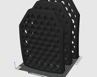 Honeycomb SAPI Plate Carrier Insert for Airsoft and Training ...