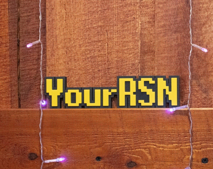 Unique Runescape Names Custom Runescape Inspired Name Sign - Etsy