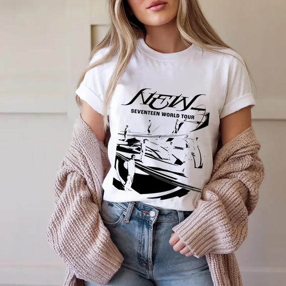 Seventeen World Tour New_ in US Sweatsshirt, SVT World Tour Shirt