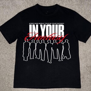 Ateez 2025 World Tour in Your Fantasy Shirt, Ateez Golden Hour Part 3 Shirt, Ateez World Tour 2025 Shirt, In Your Fantasy Shirt, Lemon Drop