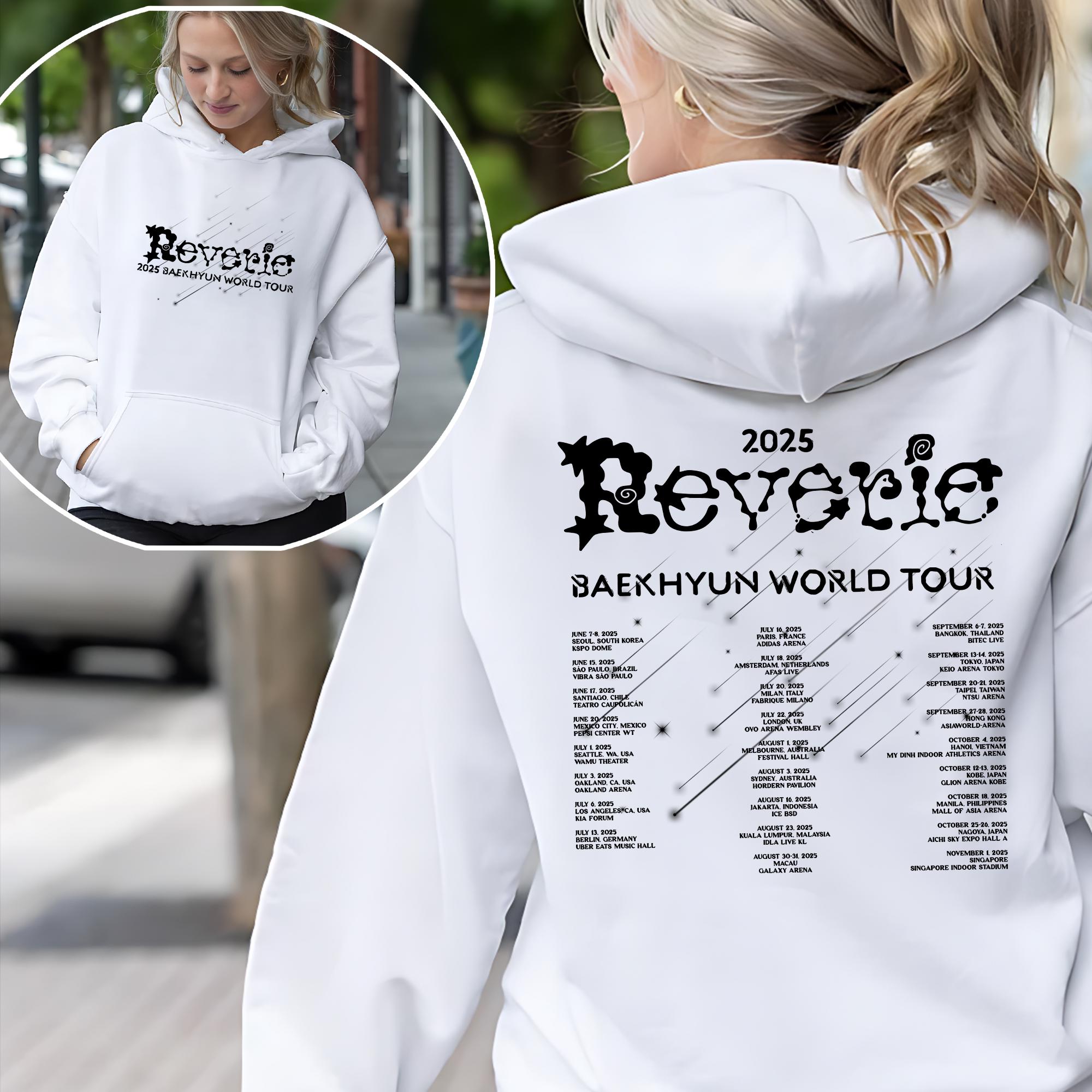 Baekhyun Reverie Tour 2025 T-shirt, EXO Baekhyun Shirt, 2025