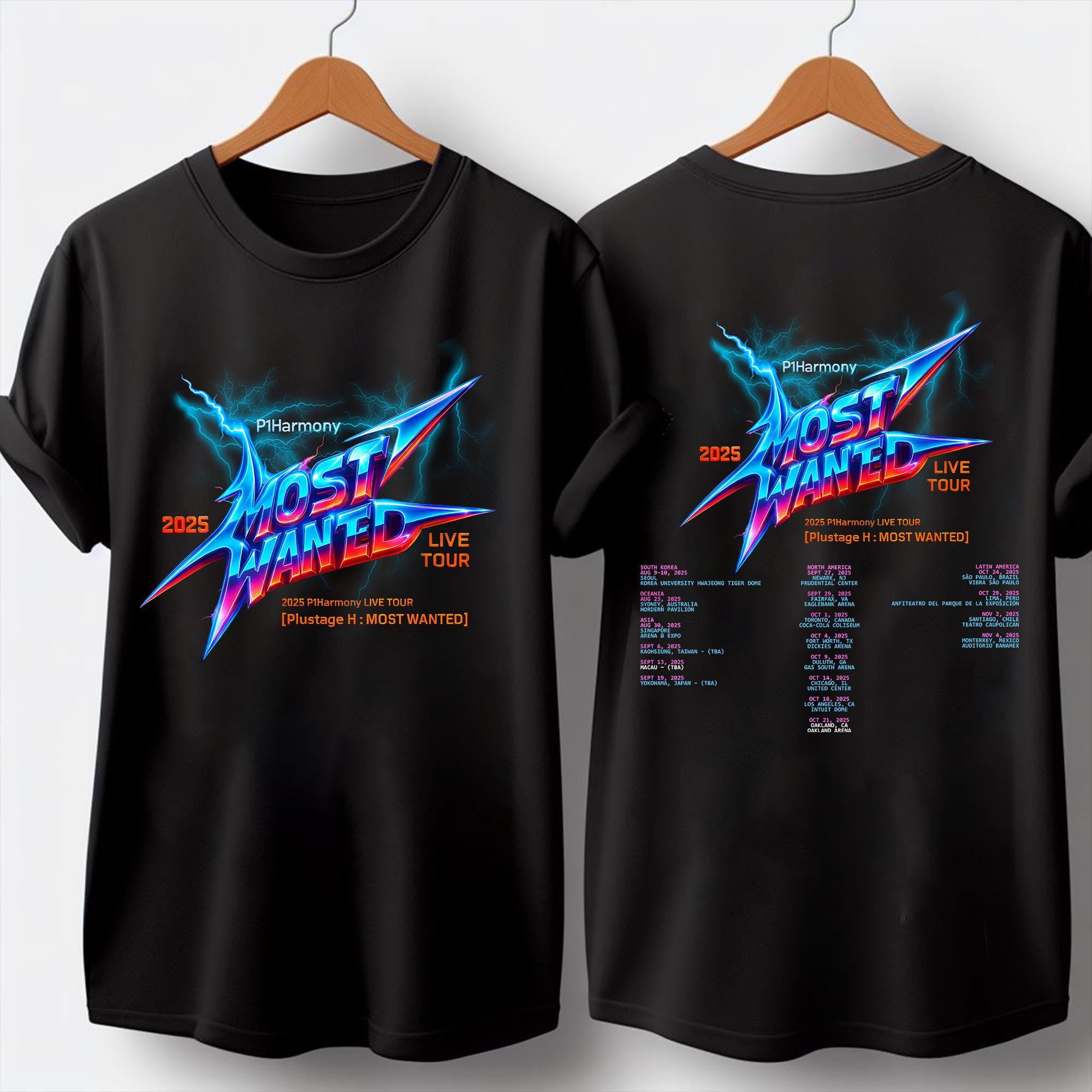 P1harmony Most Wanted Live Tour 2025 Shirt, P1harmony Duh! Tshirt