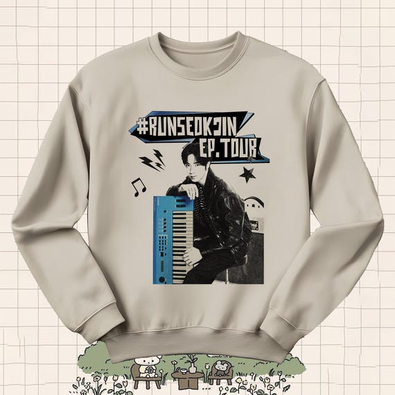 Run Seokjin Ep Tour Shirt, Jin Echo Mini Album Shirt Kim