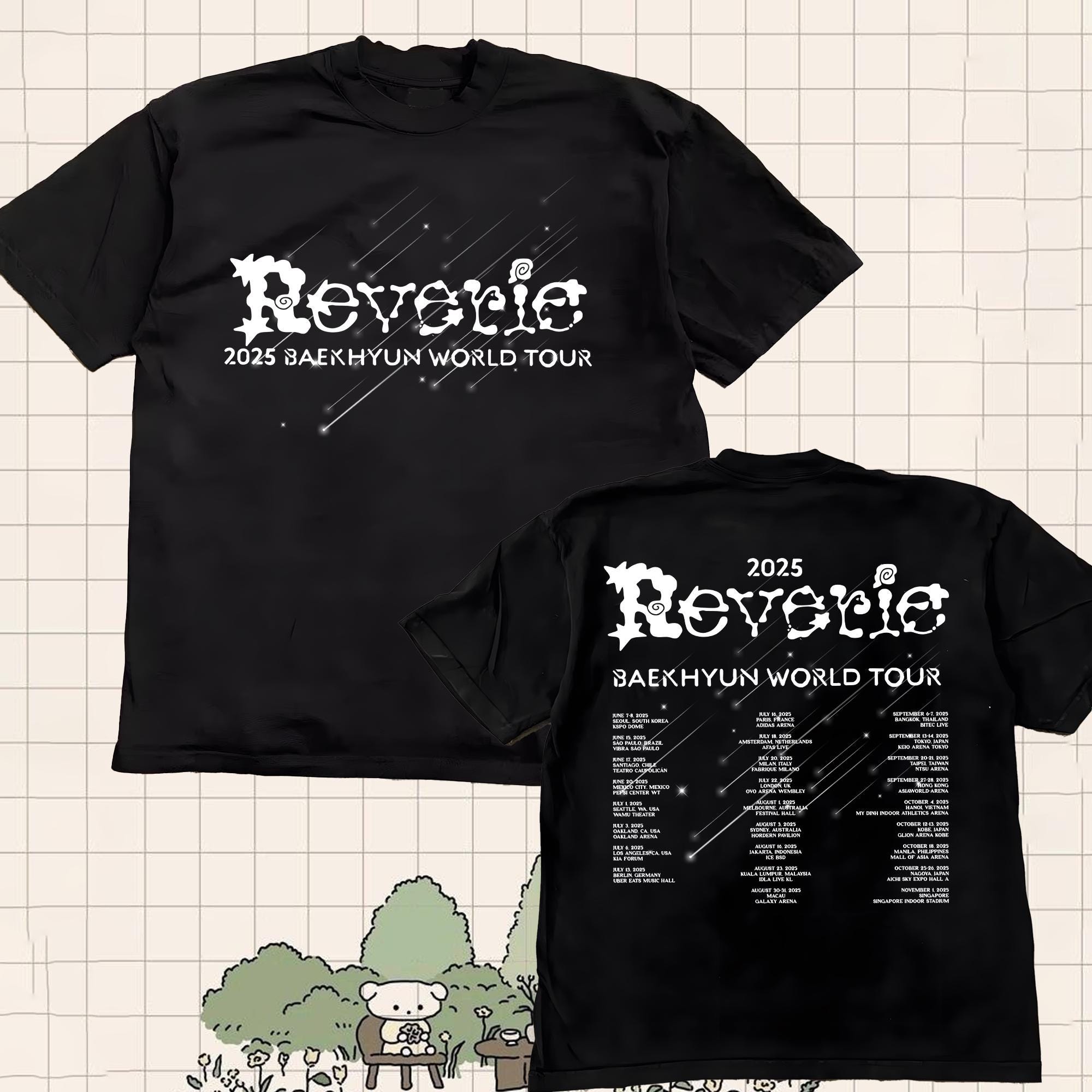 EXOベッキョン2025 BAEKHYUN Reverie ソウルコンTシャツ EXOベッキョン2025 BAEKHYUN Reverie ソウルコンTシャツ - メルカリ