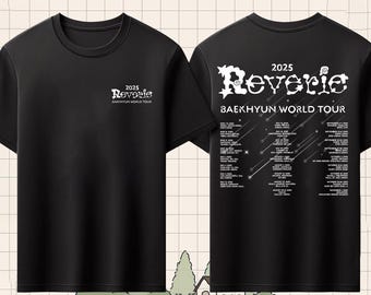 Baekhyun Reverie Tour 2025 Hoodie, 2025 BAEKHYUN World Tour Shirt