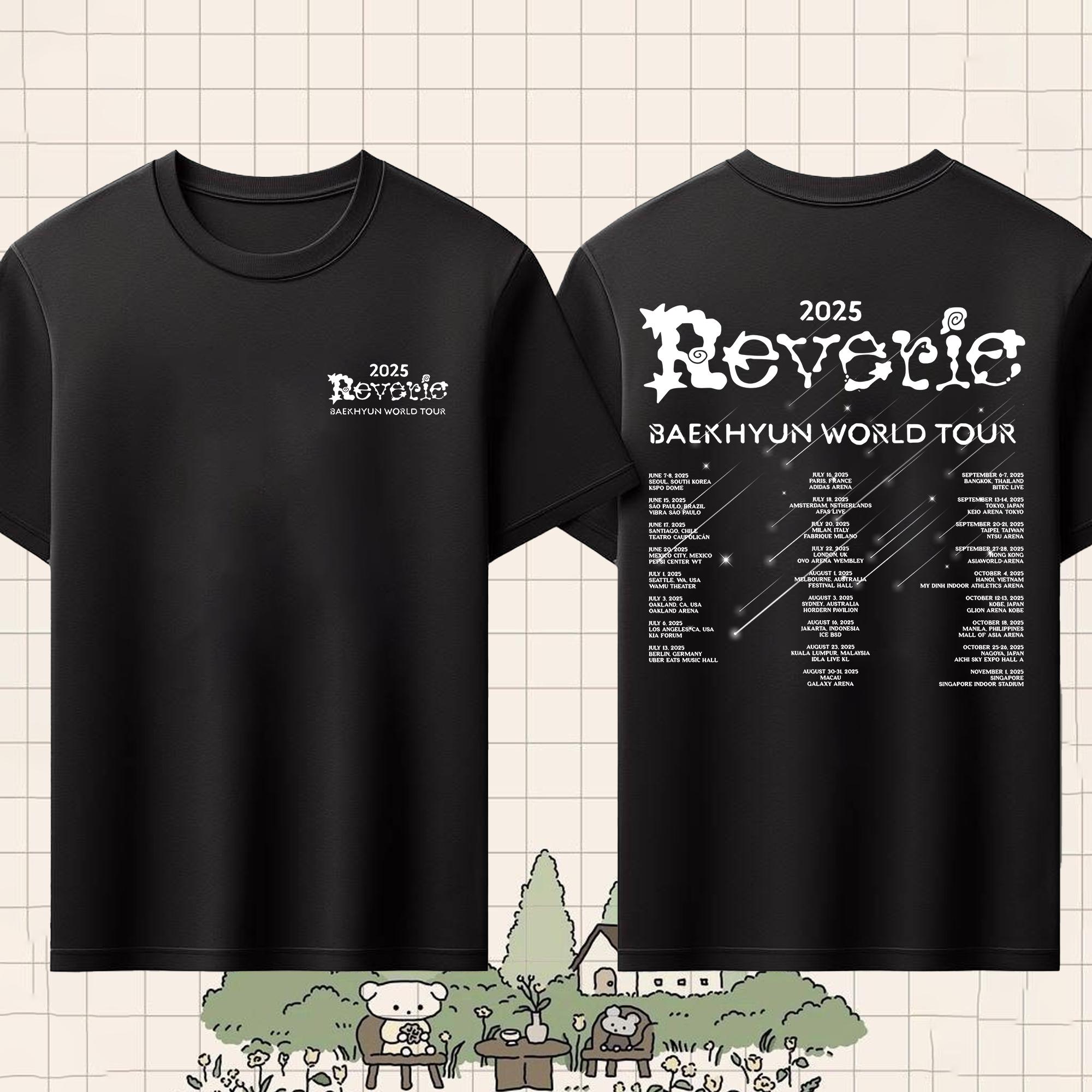 Baekhyun Reverie Tour T Shirt - Etsy