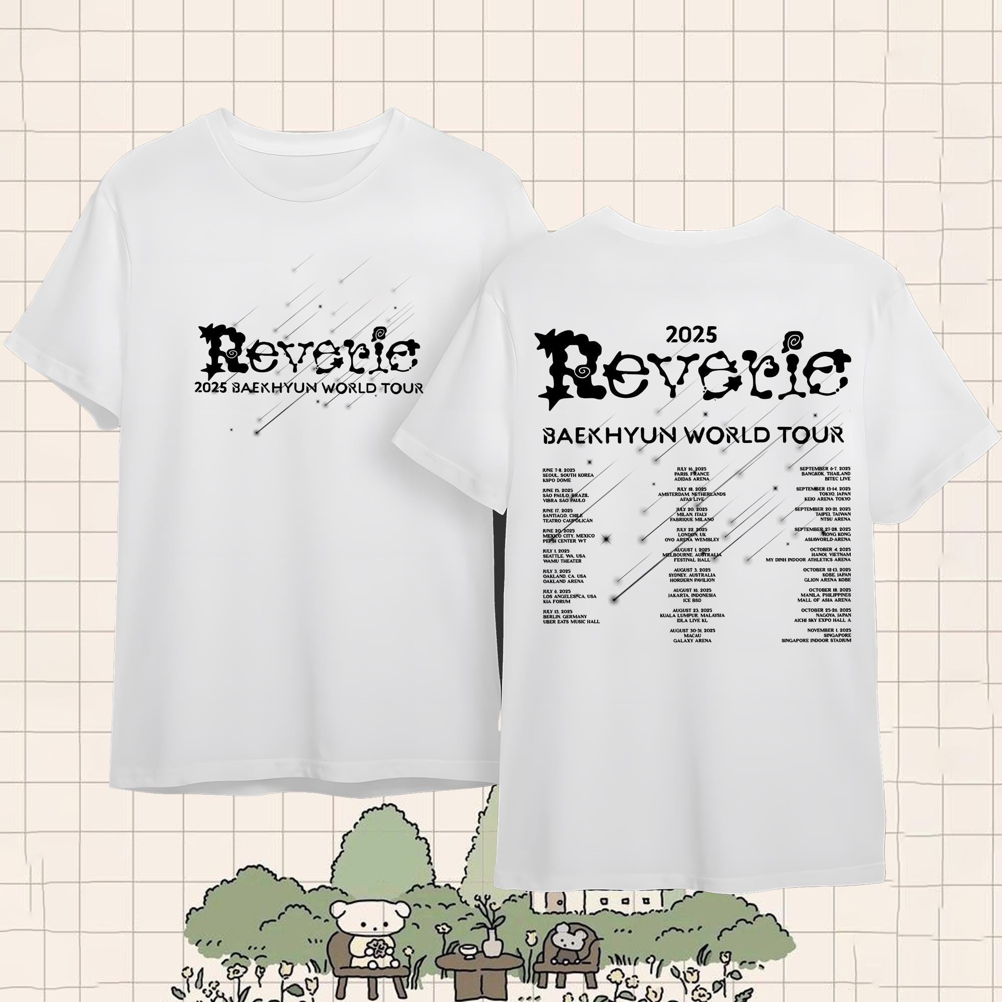 EXOベッキョン2025 BAEKHYUN Reverie ソウルコンTシャツ EXOベッキョン2025 BAEKHYUN Reverie ソウルコンTシャツ - メルカリ