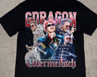 G-dragon Ubermensch World Tour 2025 Graphic T-shirt, Gdragon Drama