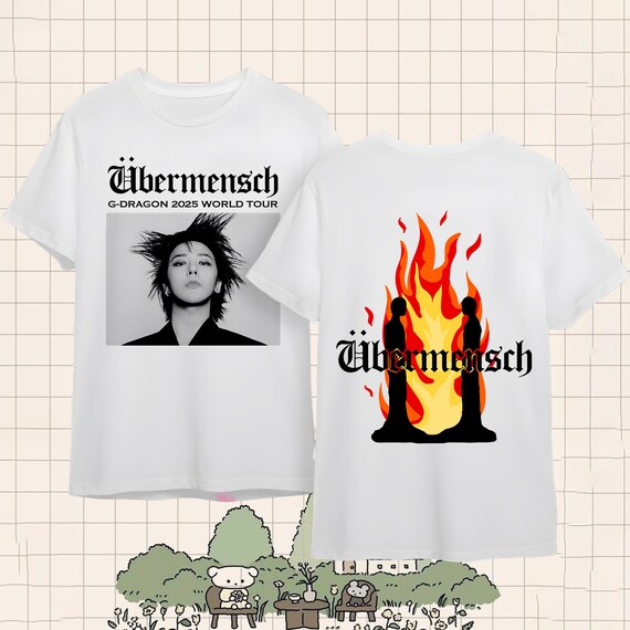 G-DRAGON Ubermensch T-Shirt verdy ジョン VERDY x G-DRAGON Ubermensch FAM VICK T-Shirt Black White