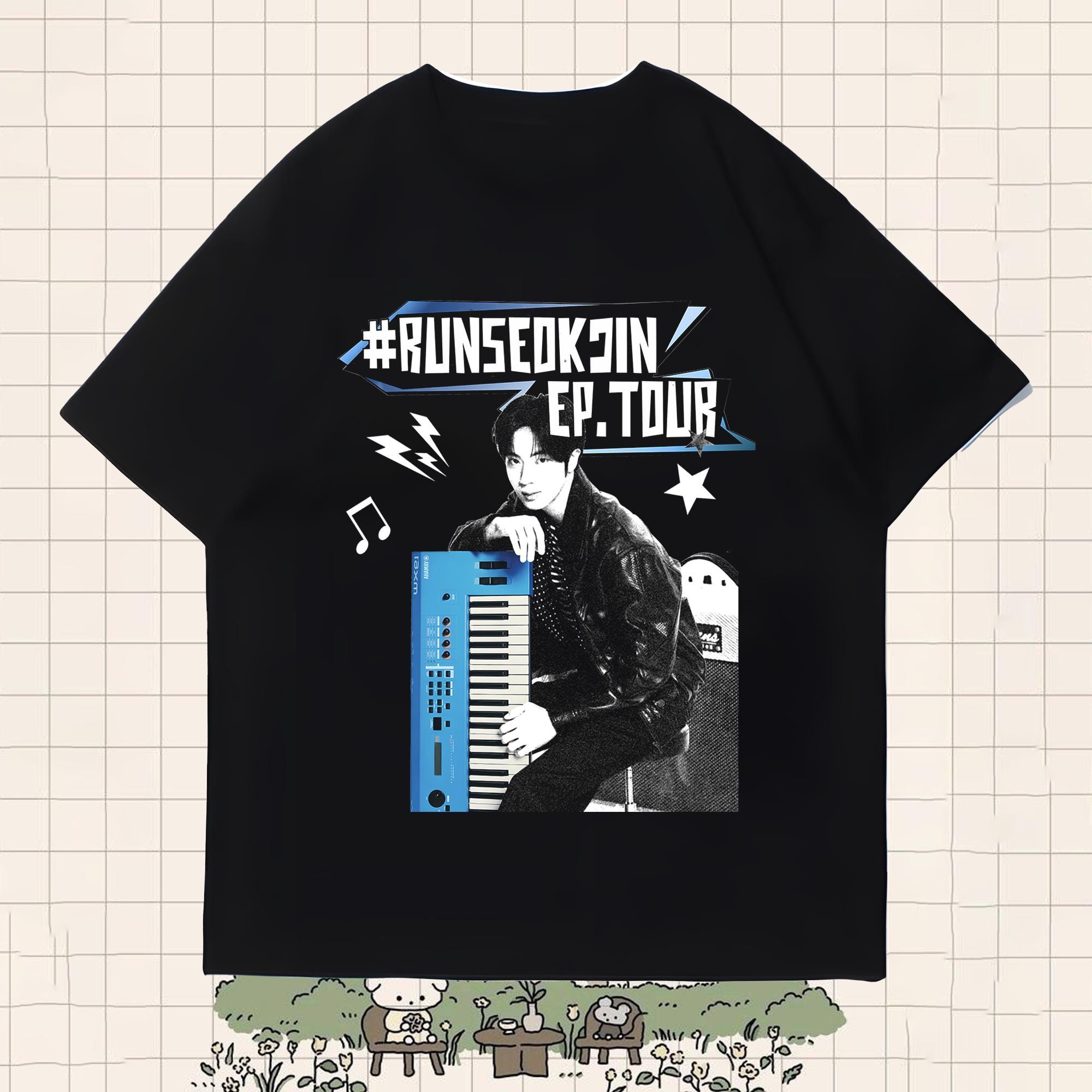 Run Seokjin Ep Tour Shirt, Jin Echo Mini Album Shirt Kim