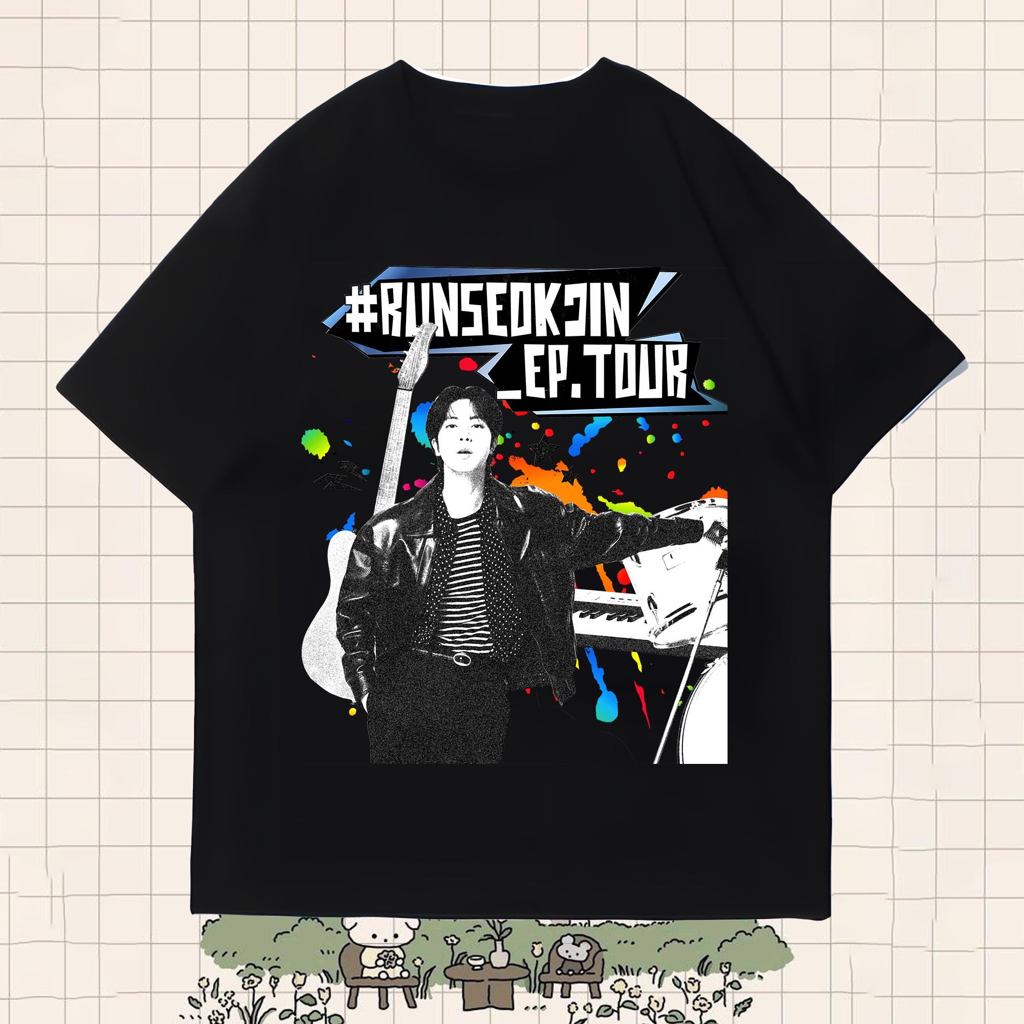 Run Seokjin Ep Tour Shirt, Jin Echo Mini Album Shirt Kim