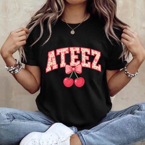 Ateez Cherry Shirt, Ateez Christmas 2025 Sweatshirt, Ateez 2025 World Tour in Fantasy Shirt, Ateez Golden Hour Part 3 Shirt