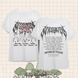 Stray Kids ATE Album T-shirt, Dominate World Tour Shirt
