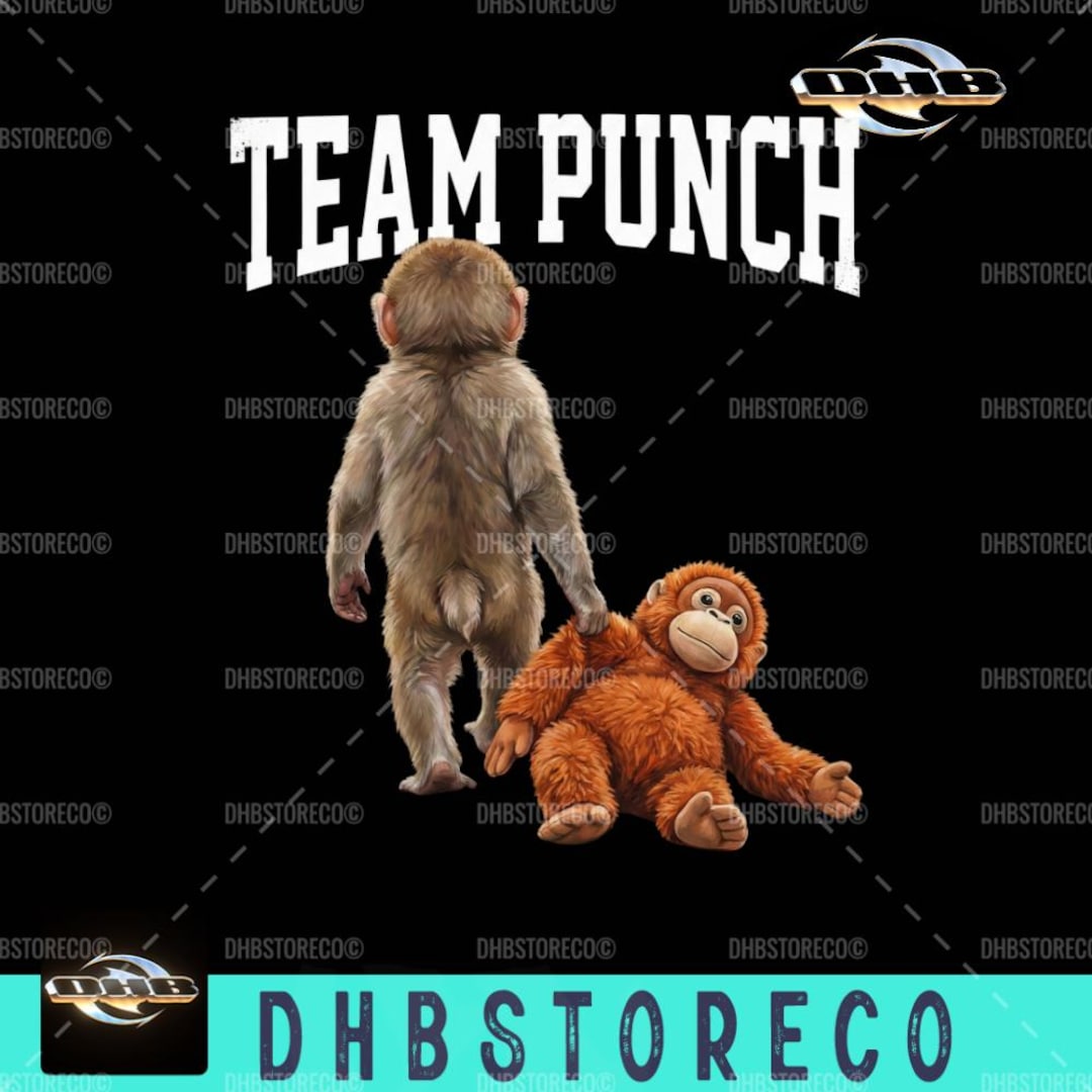 Team Punch PNG: Punch the Baby Monkey Cute Plush Character Png ...