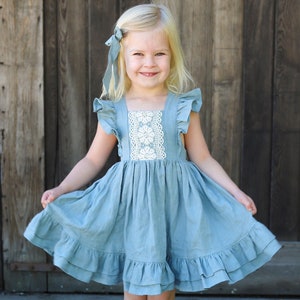 Bellevue Dress PDF Sewing Pattern Including Sizes 12 Months 