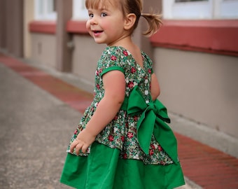 Baby Lienz Dress PDF Sewing Pattern, including sizes Newborn - 4 years, Baby Pattern