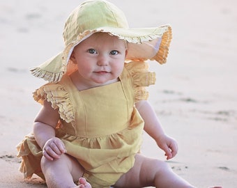 Eze Sun Hat PDF Sewing Pattern, including sizes XXS-XL (between 13"-22"), Unisex Sun Hat Pattern, Sun Hat Pattern