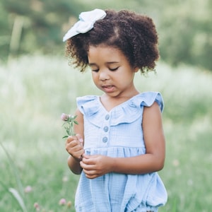 Baby Tekapo Romper PDF Sewing Pattern, including sizes Newborn - 4 Years, Baby Romper Pattern, Short Sleeve Romper, Long Sleeve Romper