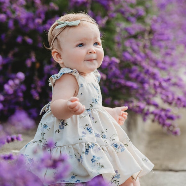 Positano Baby Dress and Tunic PDF Pattern, including sizes Newborn - 4 years, Baby Dress Pattern, Baby Tunic Pattern