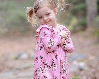 Cusco Dress PDF Sewing Pattern, including sizes 12 months - 14 years, Girls Pattern