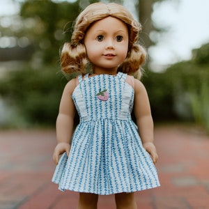 Cypress Doll Dress PDF Sewing Pattern, including doll sizes 13&quot;, 15&quot; and 18&quot;, Doll Dress Pattern