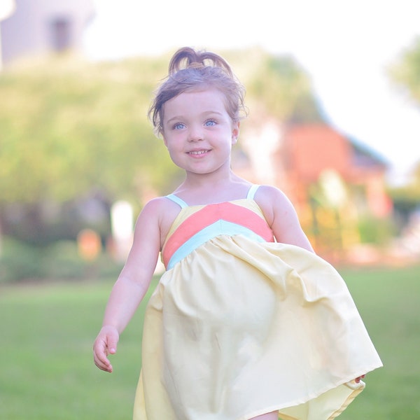 Sheridan Dress, Maxi Dress and Top PDF Sewing Pattern, including sizes 12 months - 14 years, Girls Dress Pattern, Maxi Dress Pattern