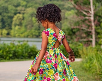 Destin Dress PDF Sewing Pattern, including sizes 12 months - 14 years, Girls Dress Pattern, Sundress, Maxi Dress, Tiered Dress Pattern