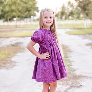 Lindau Dress and Top PDF Sewing Pattern, including sizes 12 months - 14 years, Girls Dress Pattern, Raglan Sleeve