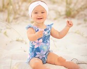 Maui Baby One- and Two Piece Swimsuit PDF Sewing Pattern, including sizes newborn through 4 years, Pattern for Babies