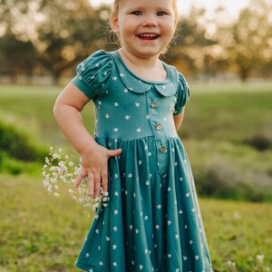 Bloomington Baby Dress, Tunic and Romper PDF Sewing Pattern, including sizes Newborn 4 years, Baby Girl Dress, Baby Romper Pattern image 7