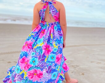 Edessa Dress and Top PDF Sewing Pattern, Including Sizes 12 Months - 14  Years, Maxi Dress, High-low Dress, Girls Dress Pattern - Etsy