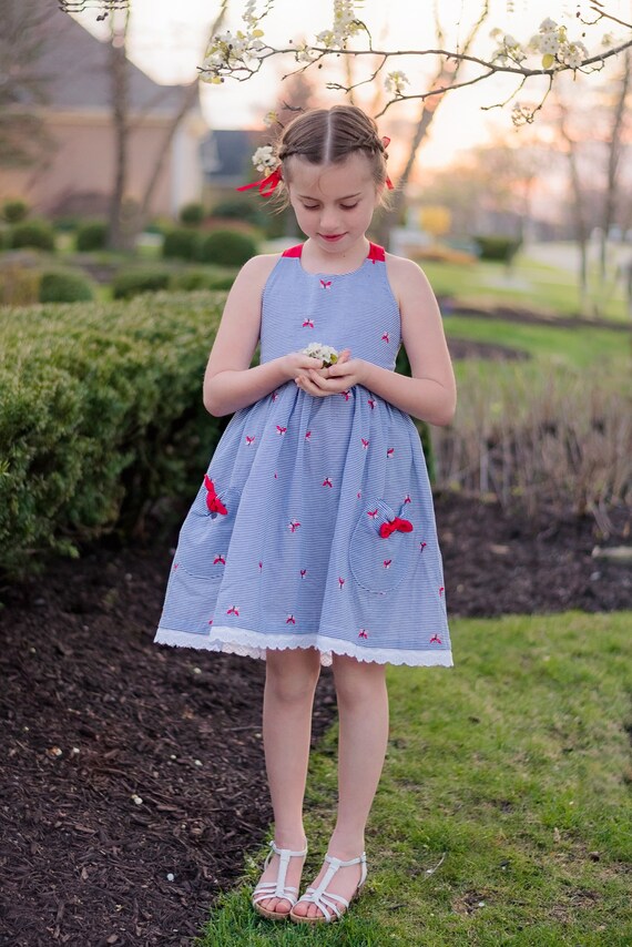 Saylor's Square Bow Back Top & Dress. Downloadable PDF Sewing Patterns for  Kids. Girl and Toddler Sizes 2T-12 -  Norway