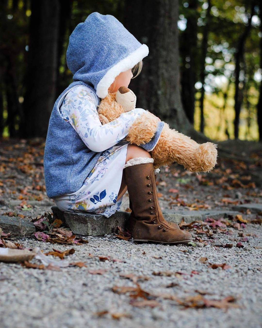 Children's clearance fur vest